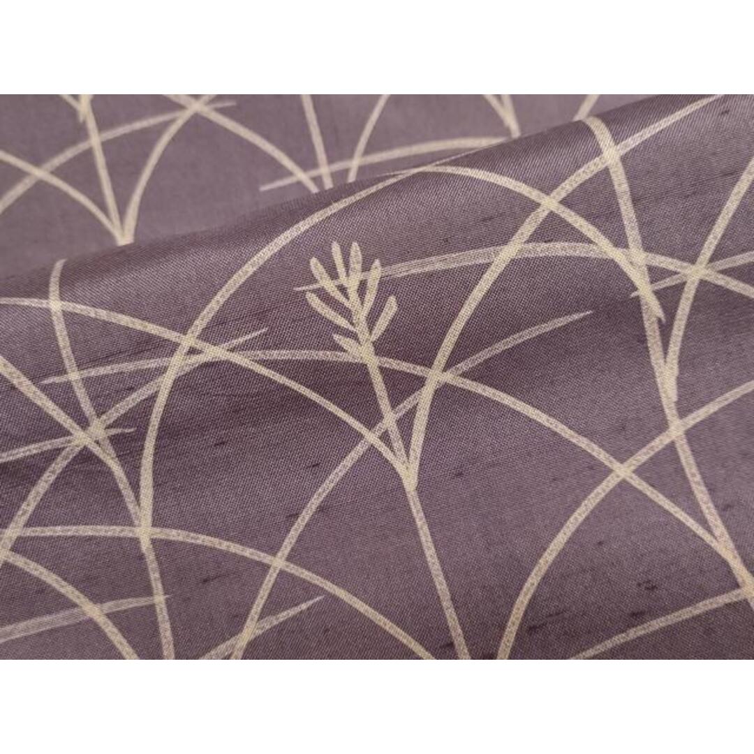 平和屋着物○石川県指定無形文化財 牛首紬 白山工房 手織り 秋草