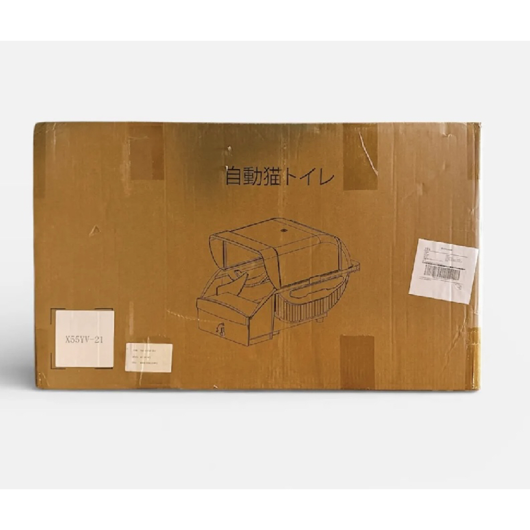 明日削除いたします！ 新品 自動猫トイレ 大型 多頭飼い 静音設計 屋根