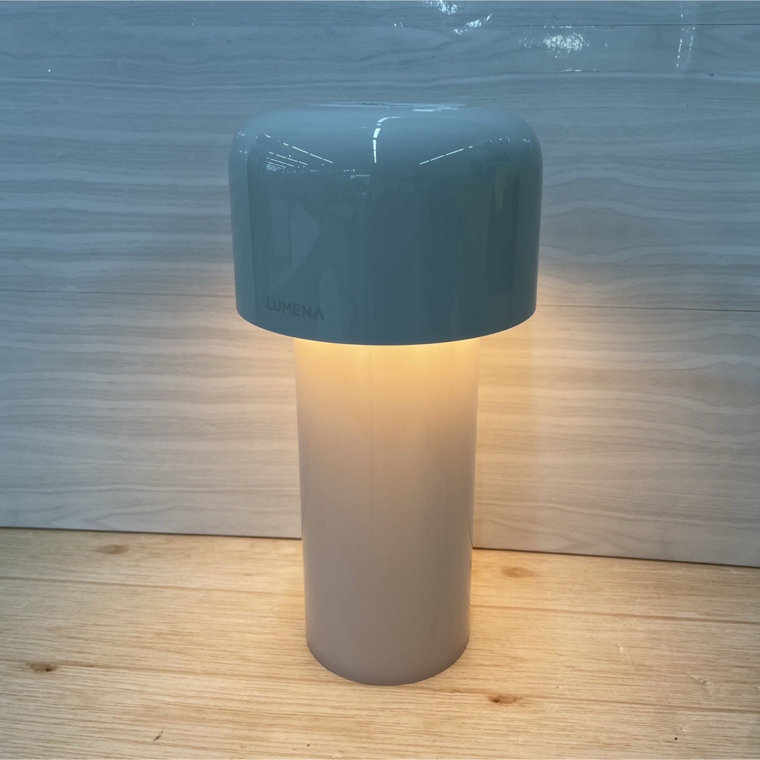 LUMENA - LUMENA コードレスデスク加湿器 2個入り ホワイト グリーンの