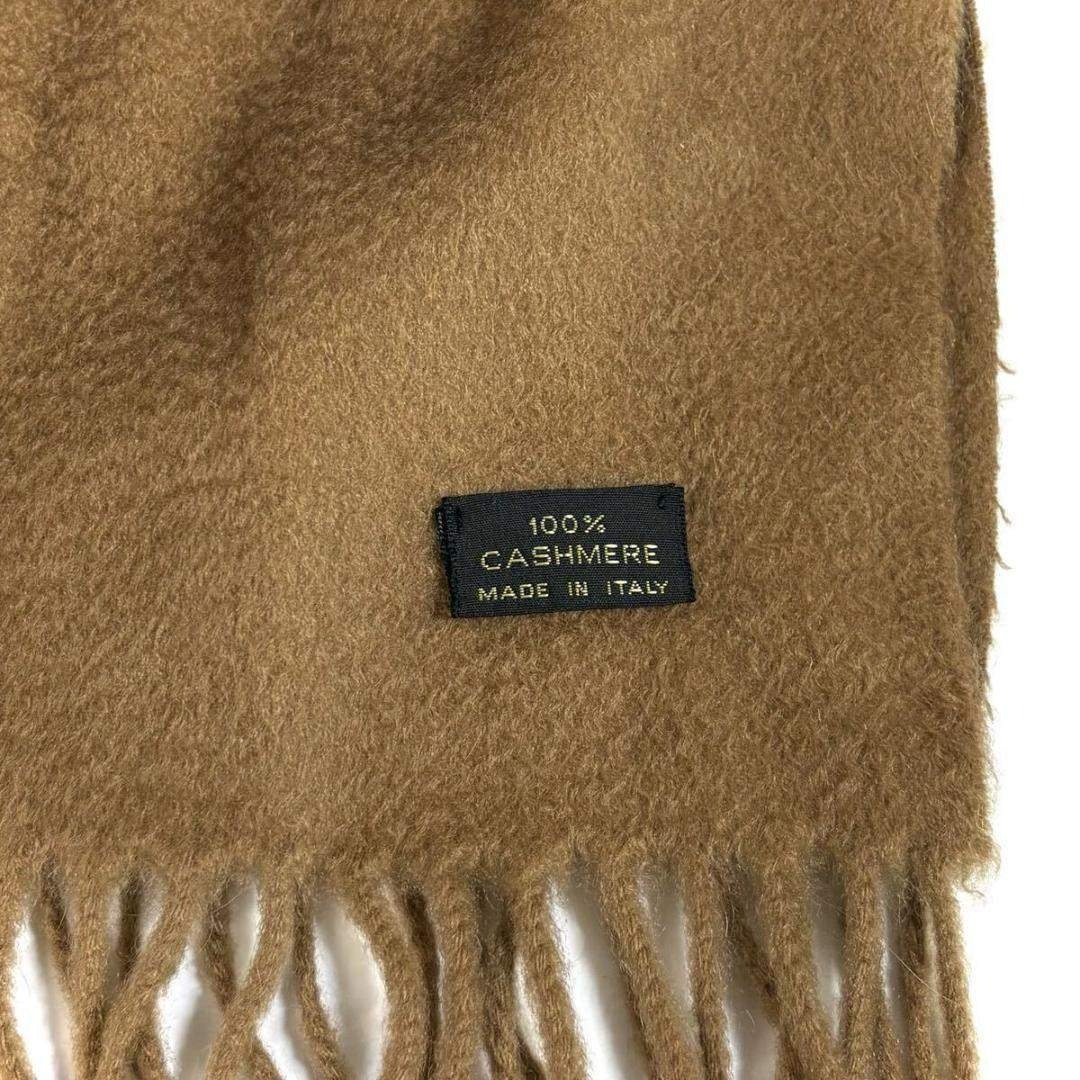 未使用】FENDI カシミヤミンクマフラー キャメル イタリア製 元箱 タグ付