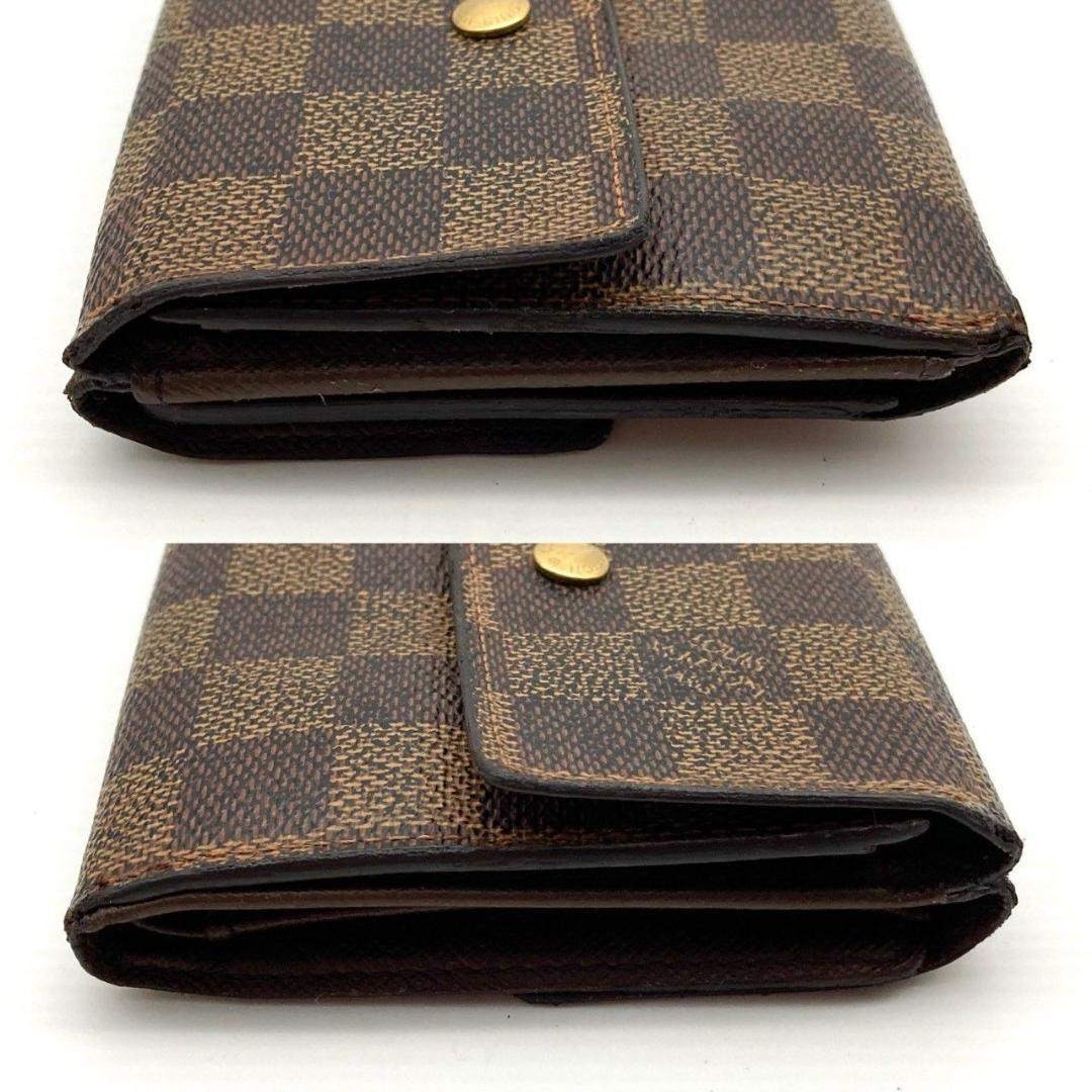 ルイヴィトン ダミエ ポルトモネビエ カルトクレディ 三つ折り財布