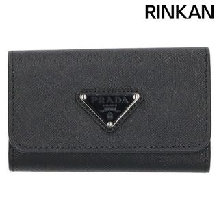 セール プラダ 2PG222 三角プレートサフィアーノレザーキーケース