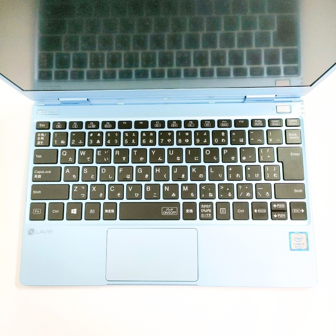 激レアブルー✨️第8世代i5/NEC/SSD/小型軽量/カメラ付きノートパソコン