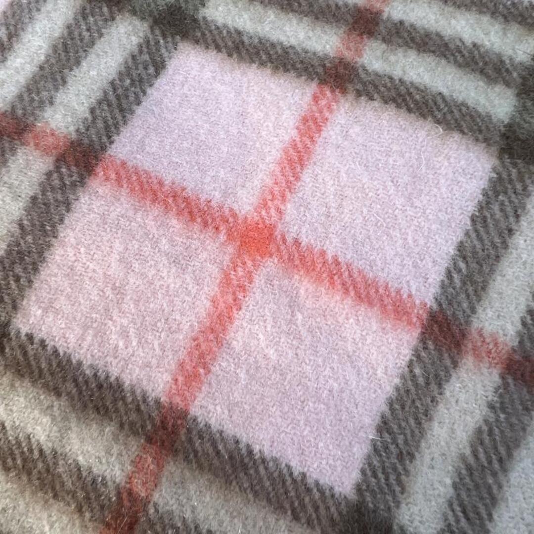 BURBERRY バーバリー カシミヤ マフラー チェック ピンク BURBERRY