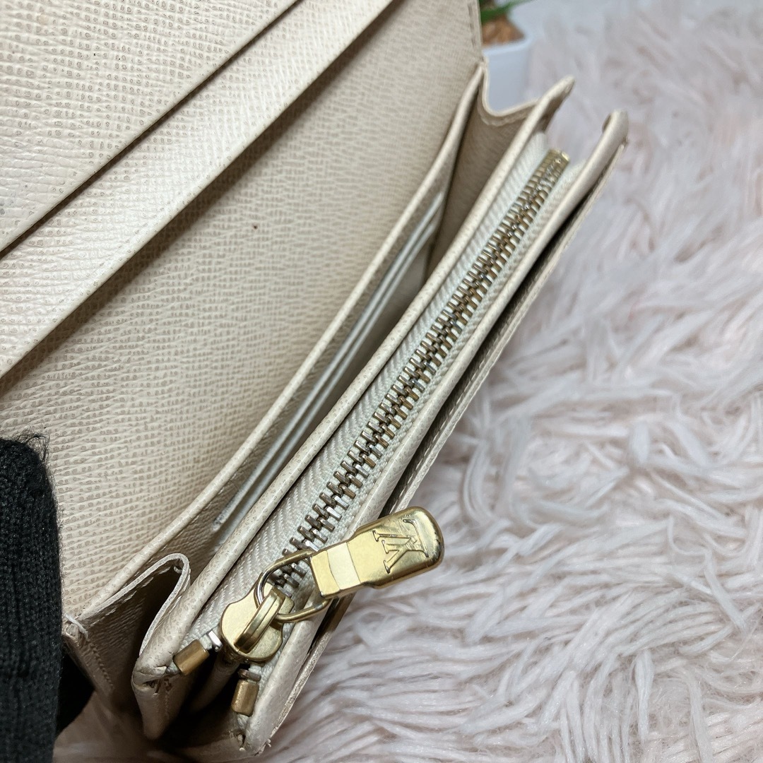 ルイヴィトン 現行 ダミエ アズール ポルトフォイユ トレゾール コンパクト