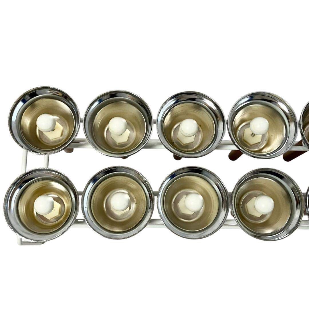 良品】 ウチダ ミュージックベル 23音 ハンドベル シルバー ケース付