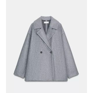 ZARA - ZARA ブークレダブルブレストコート XSの通販 by chocoshop