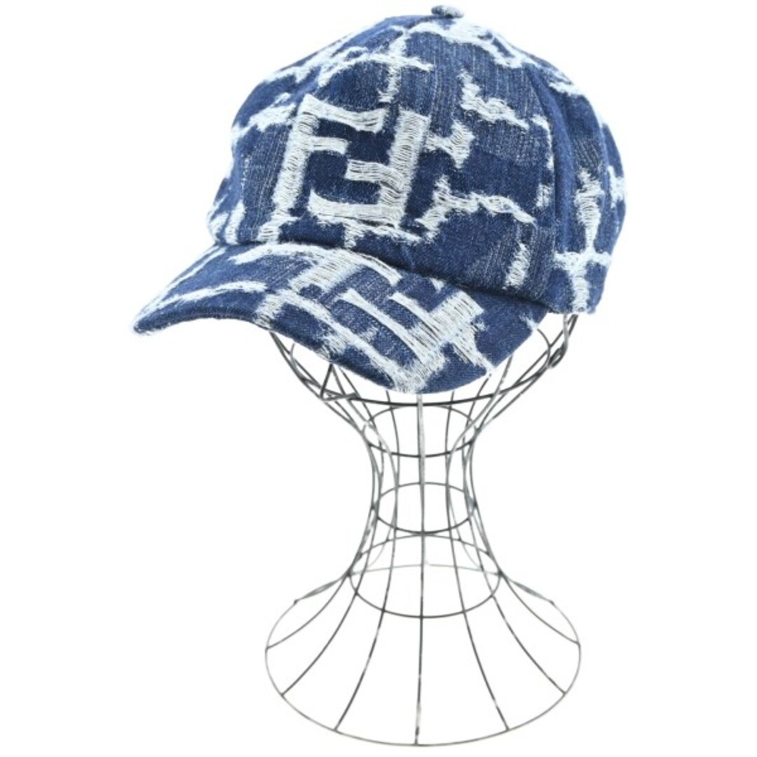 FENDI - FENDI フェンディ キャップ 紺 【古着】【中古】【送料無料
