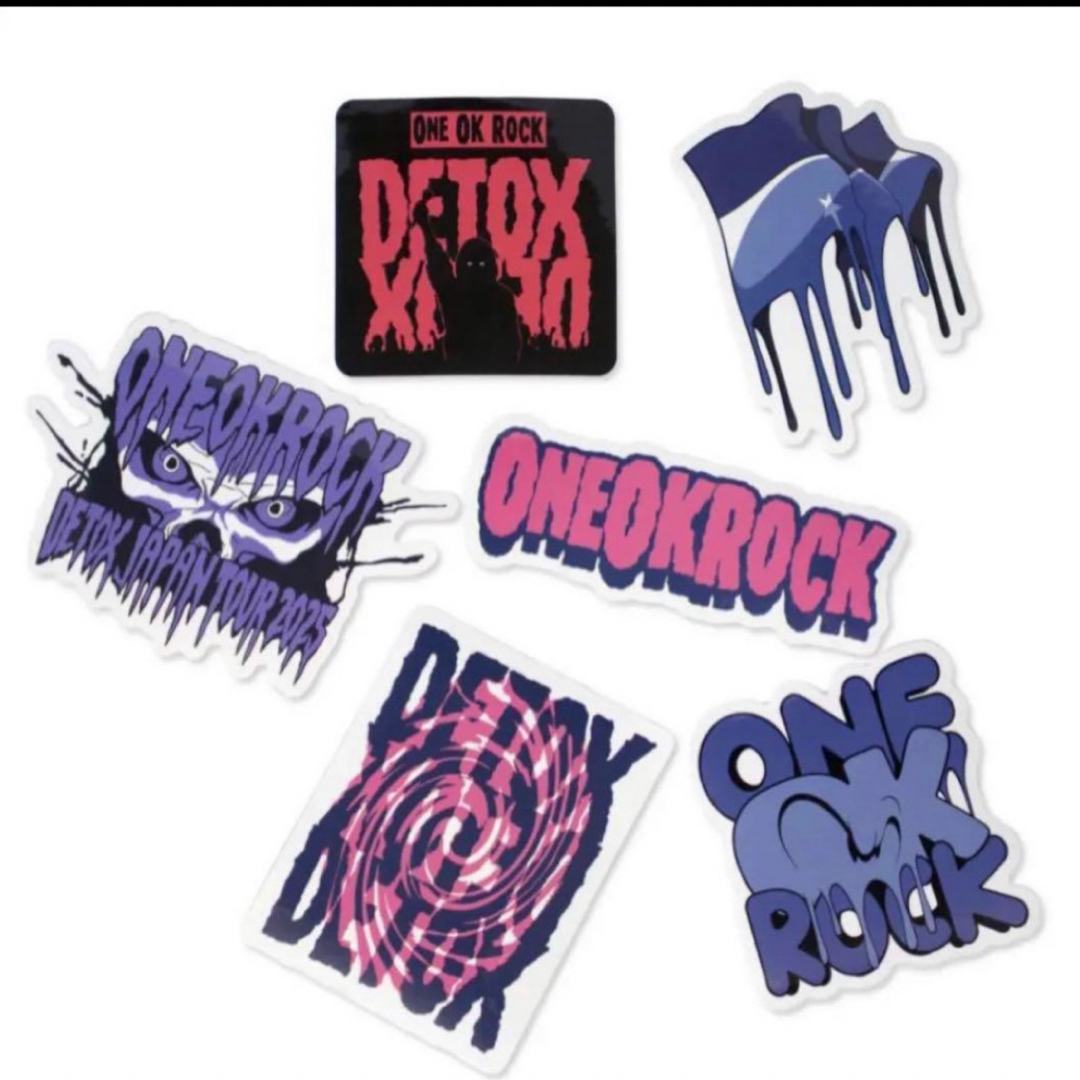one ok rock 2025 detox ステッカー ラバーバンド Tシャツ