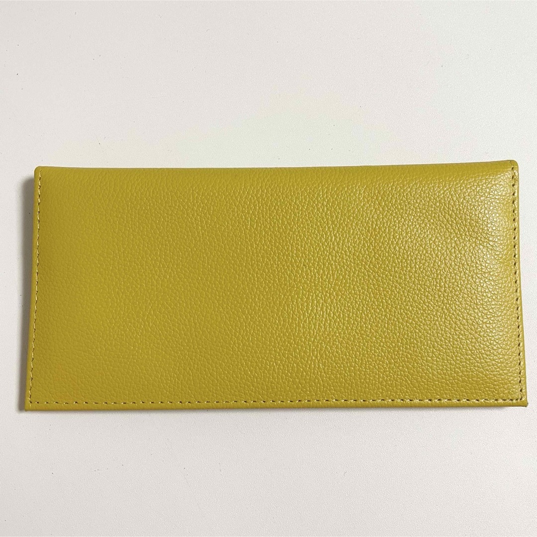 皇室財布 長財布 二つ折り財布 イエロー 美品 黄色 菊紋 皇居財布 開運