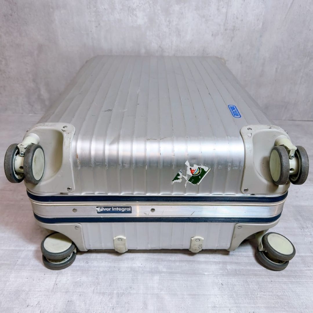 RIMOWA リモワ トパーズ スーツケース 70L 4輪 アルミ製シルバー 青