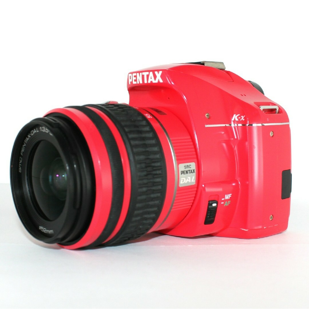 PENTAX K-x デジタル一眼レフカメラ レッド iPhone転送✨完動品✨