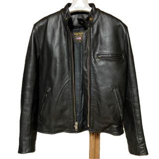 VANSON - バンソン DJCB ブラック 3rd型レザートラッカージャケット 38