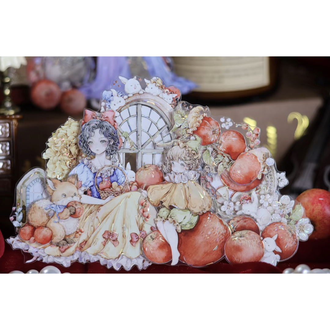 ⑥♡海外マステ♡ Shine手帳工作室 さん 白雪公主 白雪姫（贝壳光）の