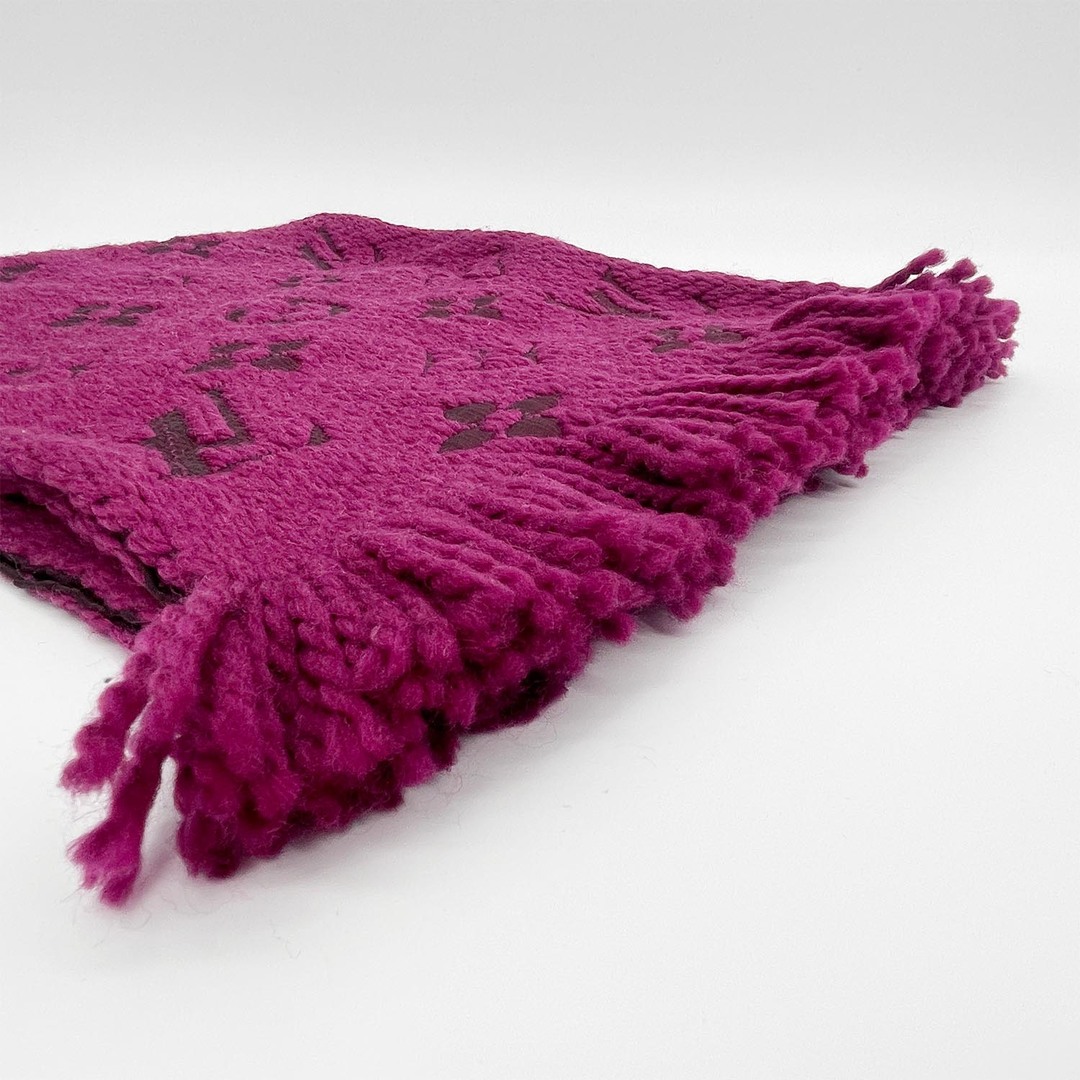 LOUIS VUITTON ルイヴィトン マフラー エシャルプ ロゴマニア M75503