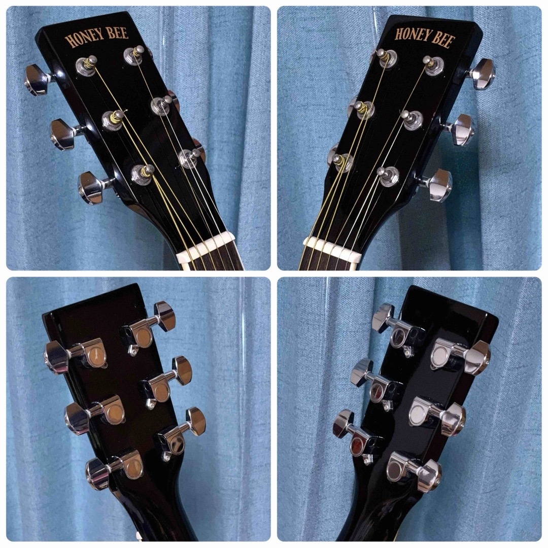 牛骨】HONEY BEE！F-15 黒 【弾き易く調整☆新品弦】