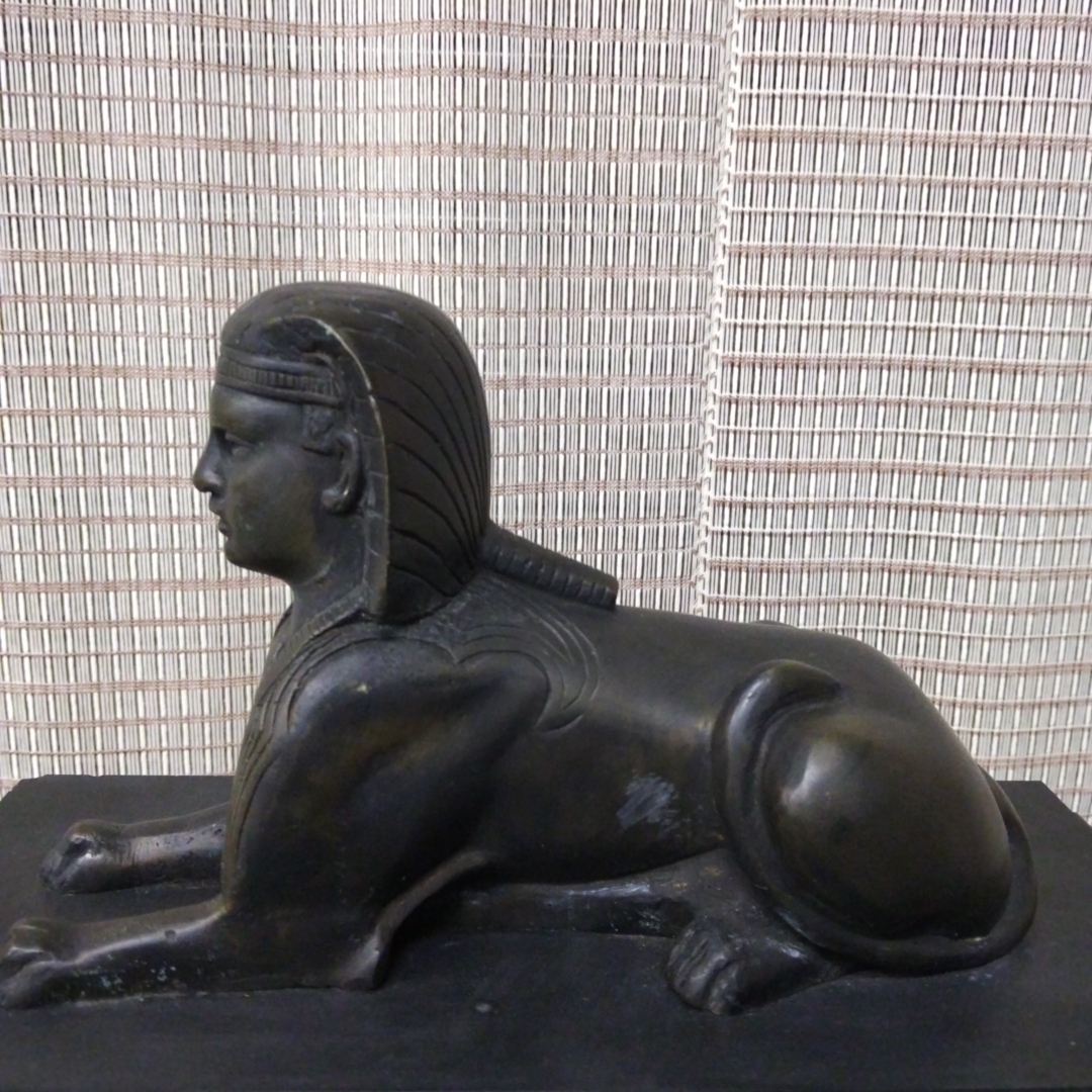 【期間限定特価！エジプト様式/マンテルクロック ジャンク品】