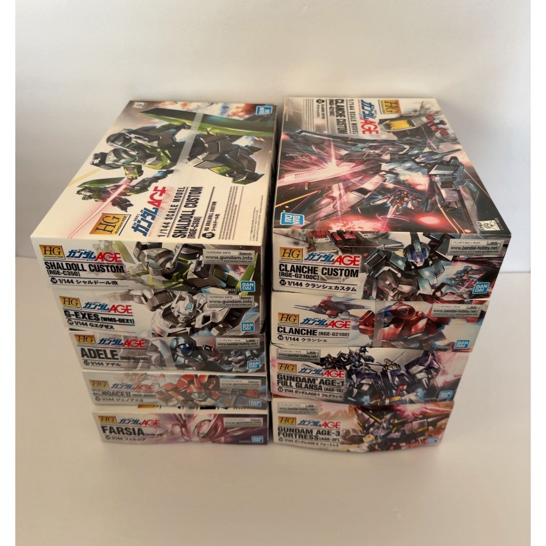 HG ガンダムAGE ガンプラ9点セット おもちゃ/ぬいぐるみ
