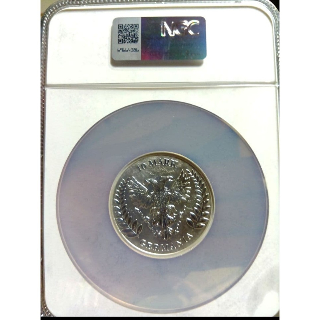 NGC 2025 MS70 ゲルマニア 2オンス 銀貨 希少 1000枚限定