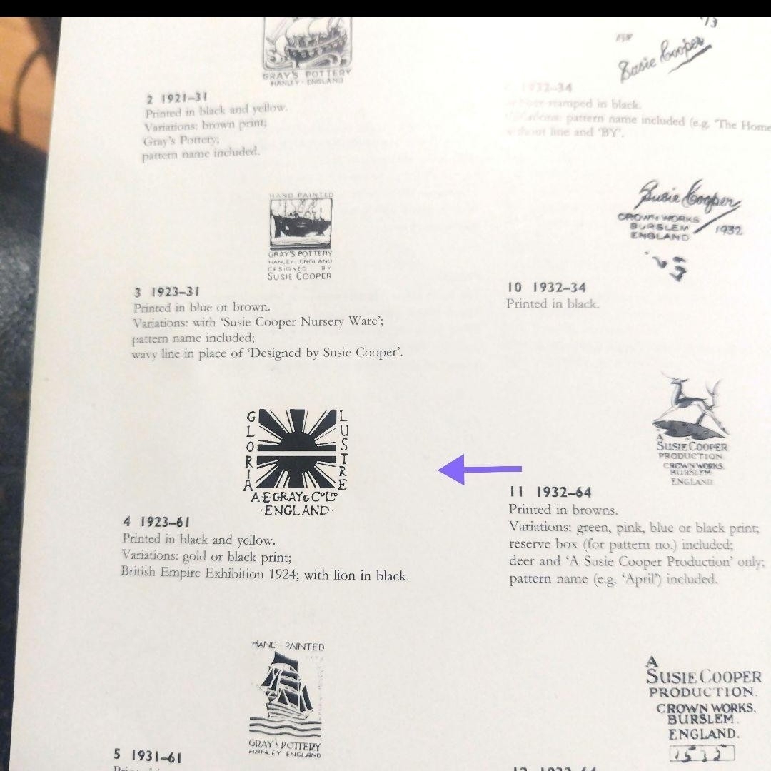 スージークーパーの超レアー、幻の初期作品、グロリアラスター花びん