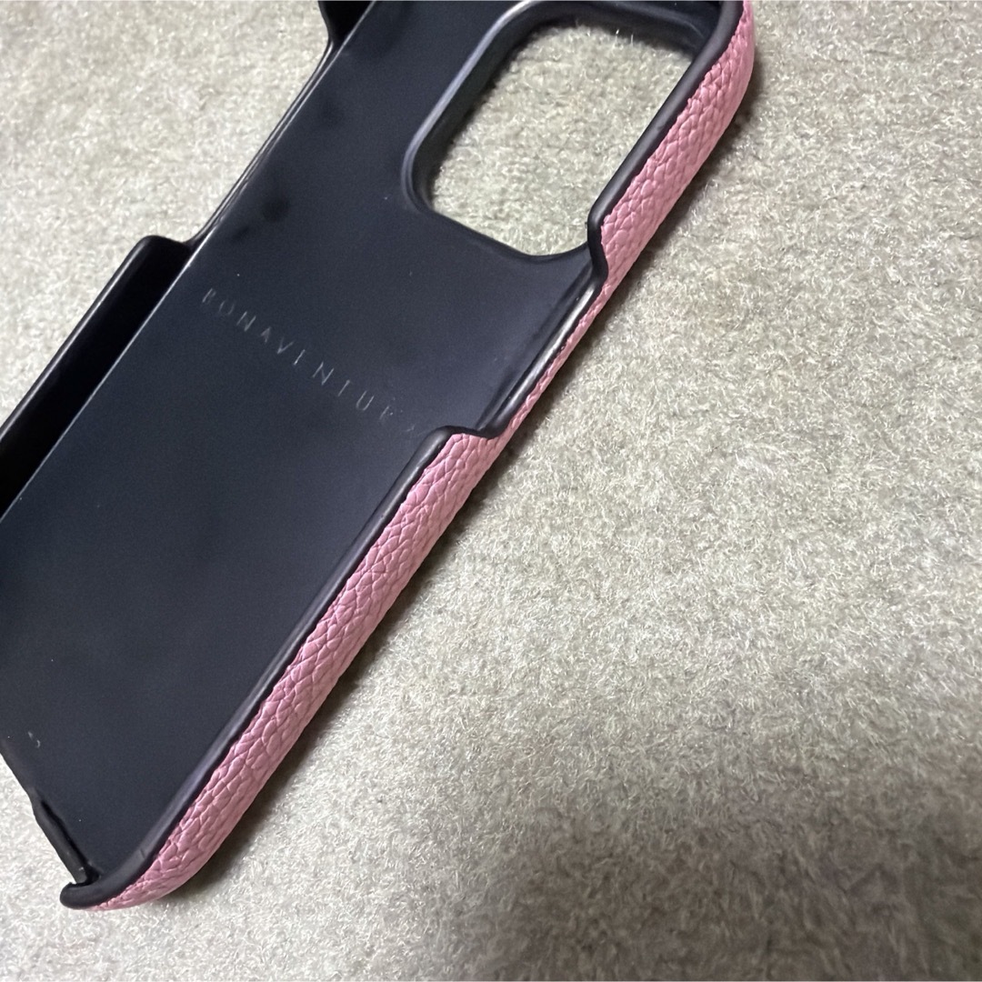 ボナベンチュラ iPhone14pro バックカバーケース タッフィーピンク