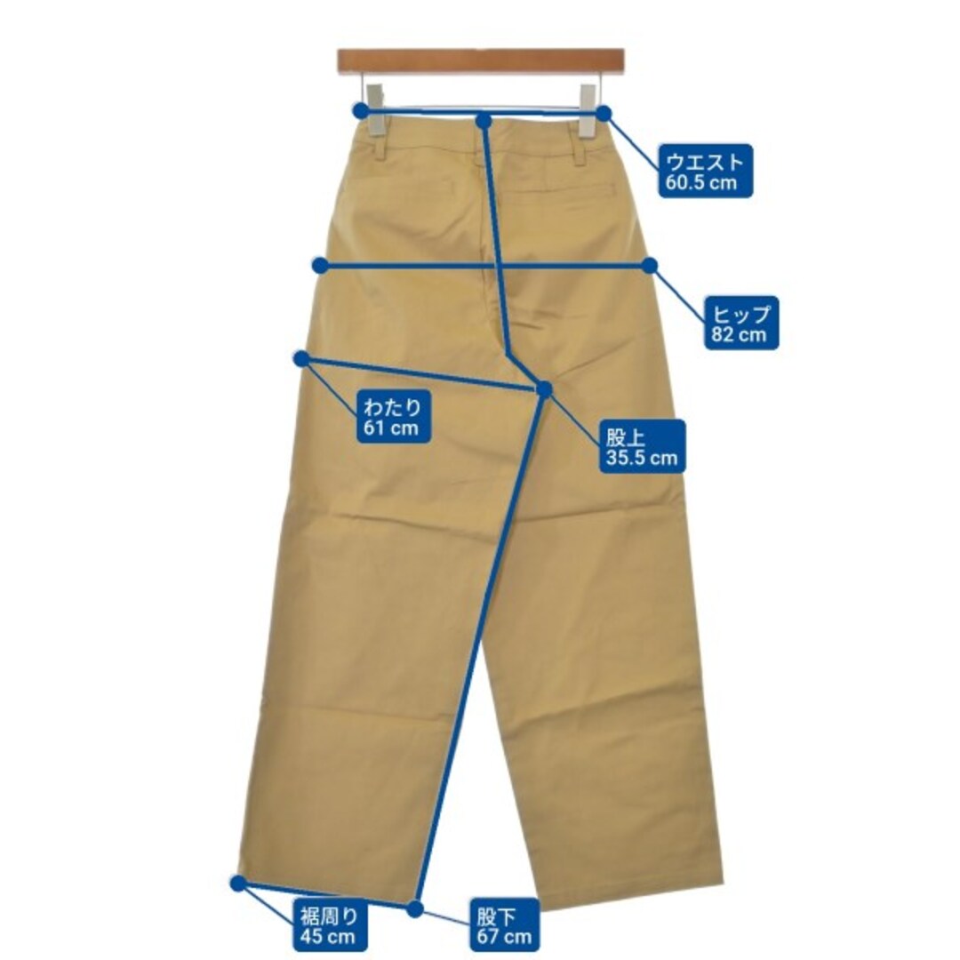 RHC Ron Herman チノパン XS ベージュ 【古着】【中古】【送料無料】の