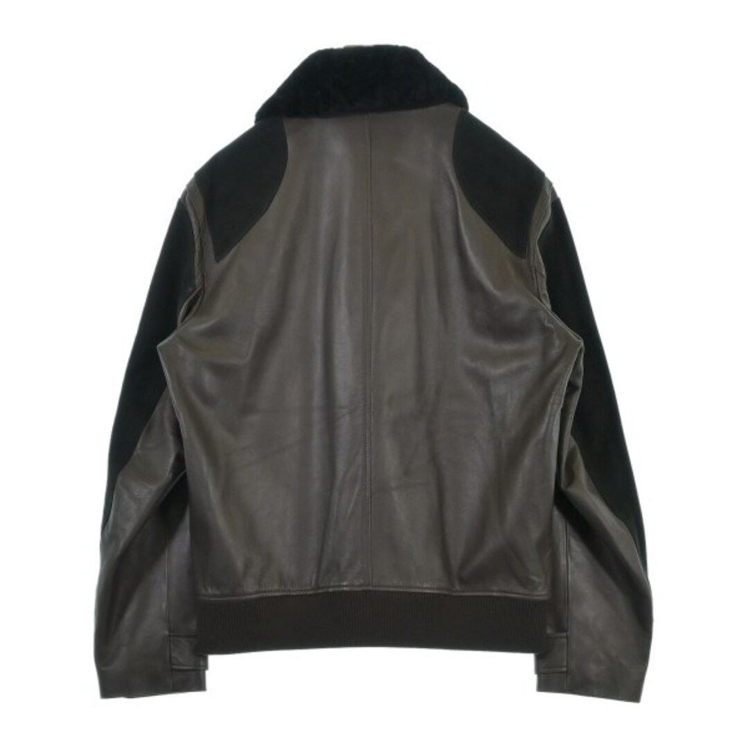 Salvatore Ferragamo - Salvatore Ferragamo ライダース XXL 茶 【古着