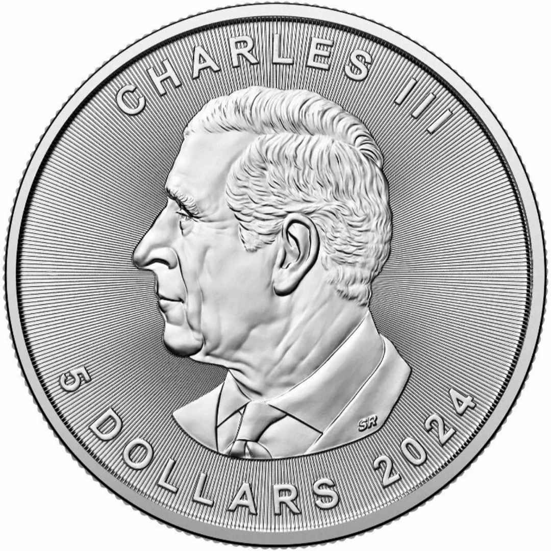 世界100枚限定！ メイプルリーフ 銀貨 カラー メキシカンスケルトン 1