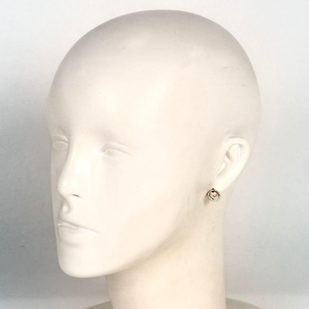 FENDI - フェンディ エフイズ ラインストーン ピアス GP 【中古】の