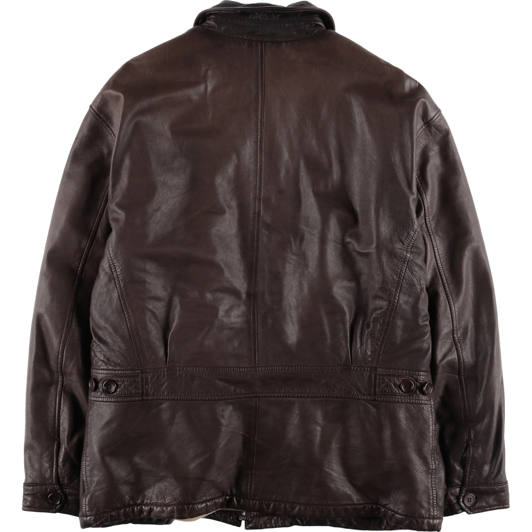 HUGO BOSS - 古着 ヒューゴボス HUGO BOSS 中綿入り レザージャケット