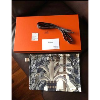 HERMES - 未使用 エルメス フラットポーチ GM シルク100% レア 希少の