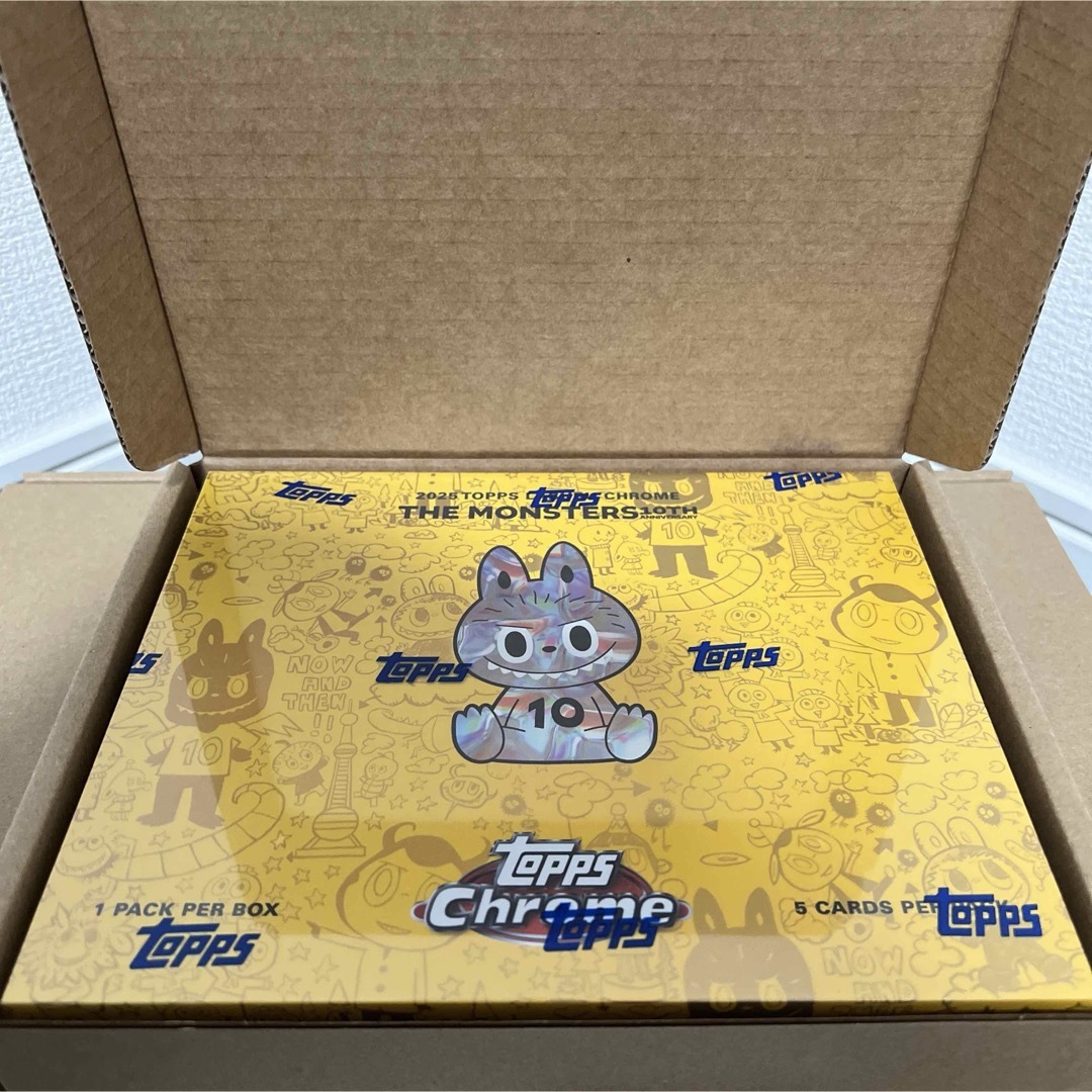 Topps - 【新品未開封】Topps Chrome labubu 10周年記念BOX ラブブの