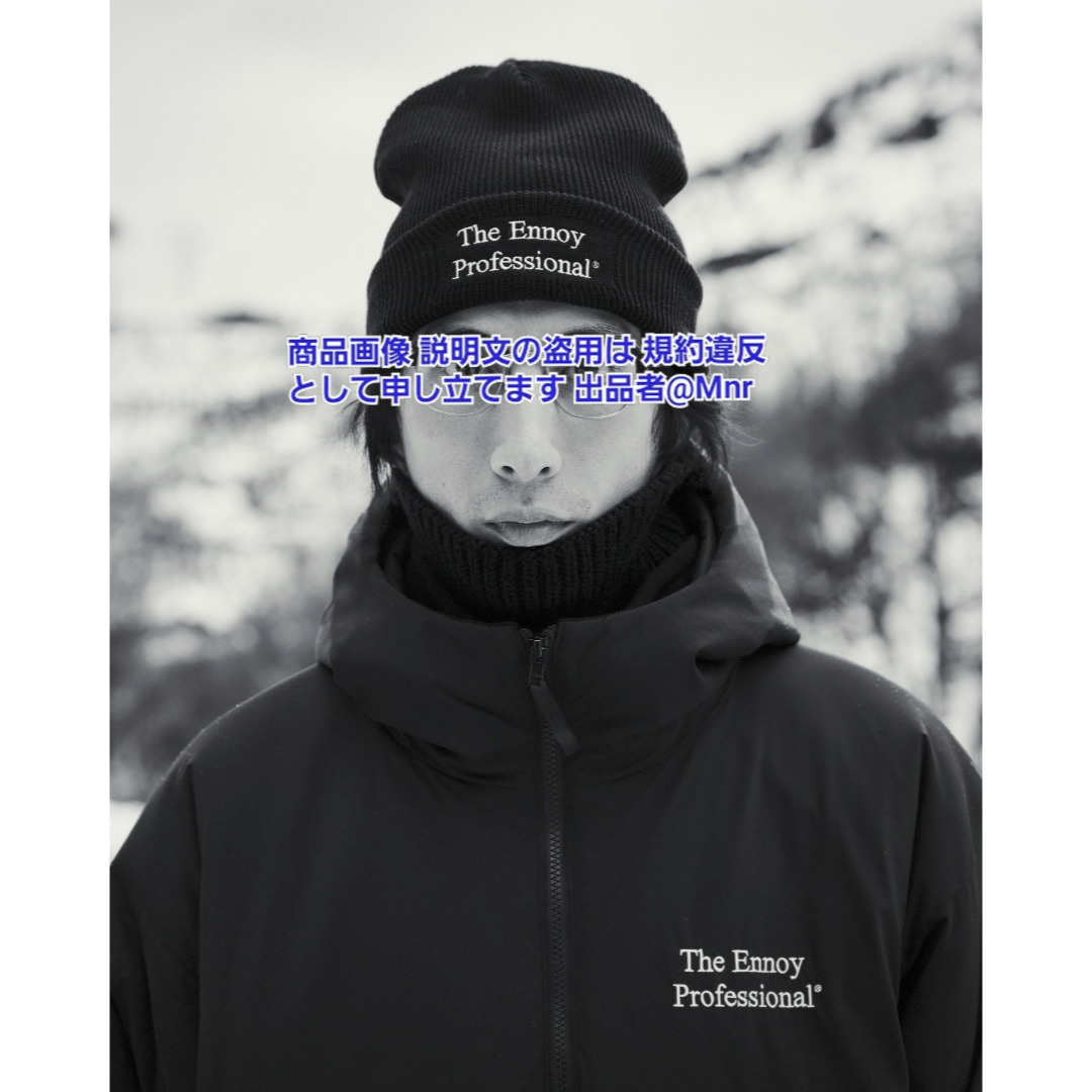 1LDK SELECT - ENNOYとスタイリスト私物 PADDED NYLON HOODIE 黒 XXLの