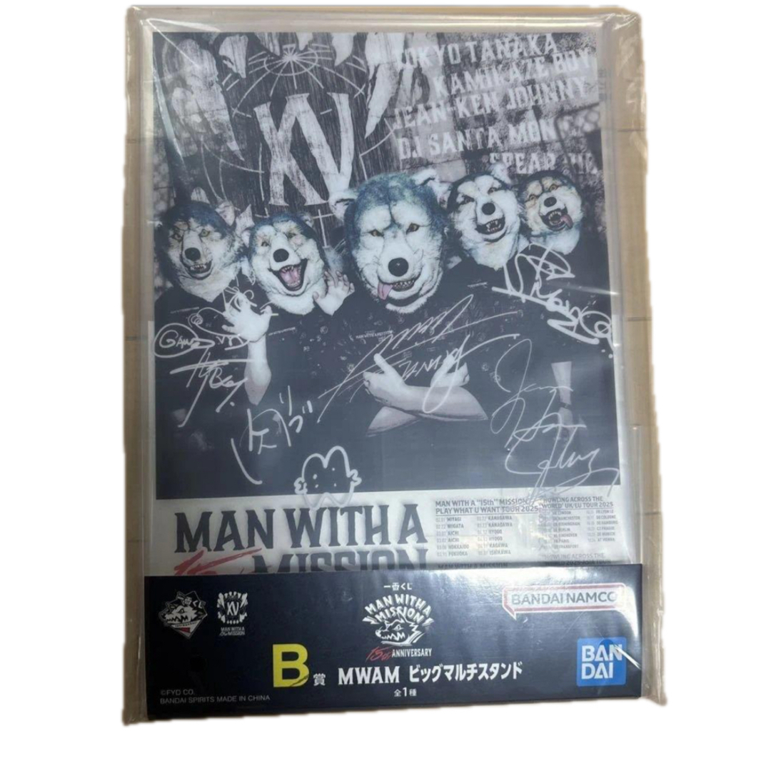 一番くじ MAN WITH A MISSION B賞 MWAM ビッグマルチスタンド｜Yahoo