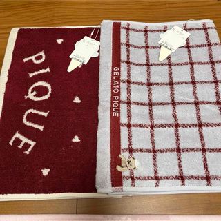 gelato pique - ジェラートピケ バスタオル 今治タオル 2点セットの