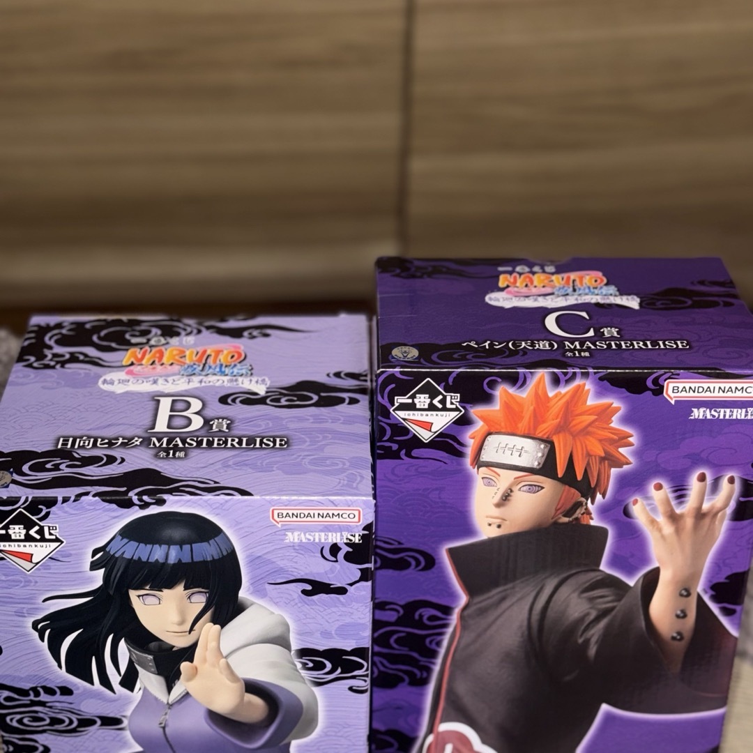 NARUTO ナルト疾風伝 一番くじ B賞 日向ヒナタ C賞 ペイン+おまけ