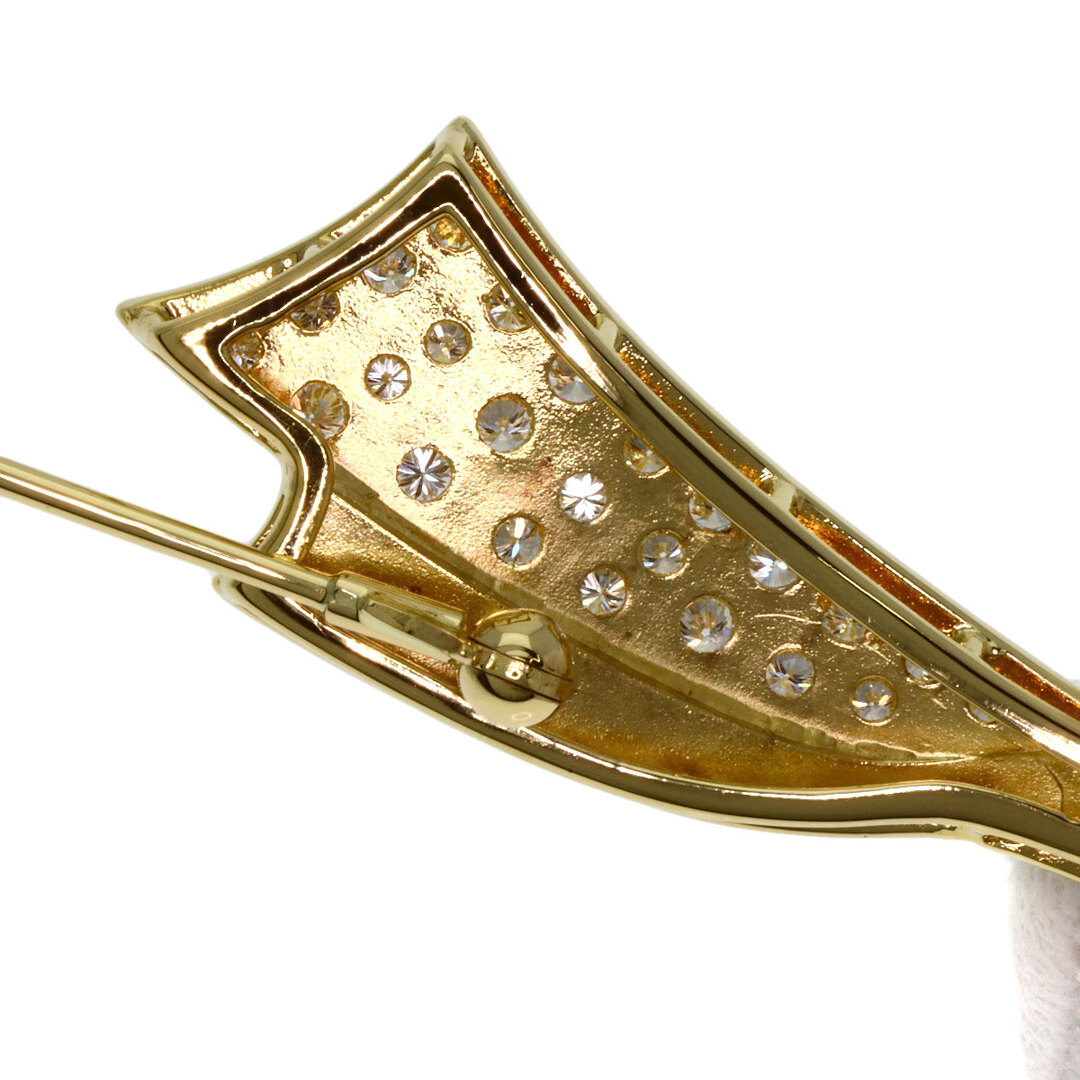 MIKIMOTO - MIKIMOTO ミキモト ダイヤモンド ブローチ K18YG