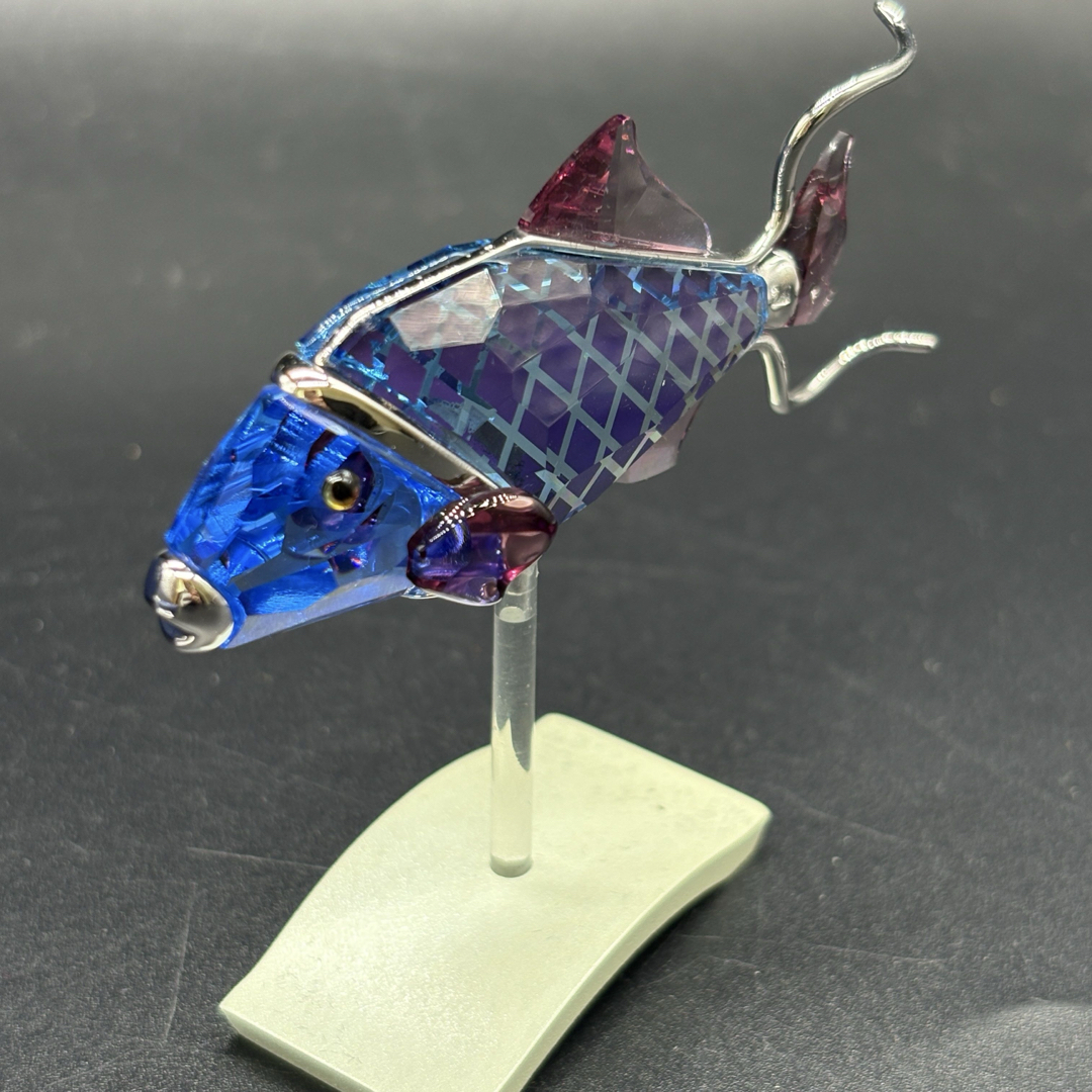 SWAROVSKI - 箱付き スワロフスキー 置物 オブジェ アクアマリン