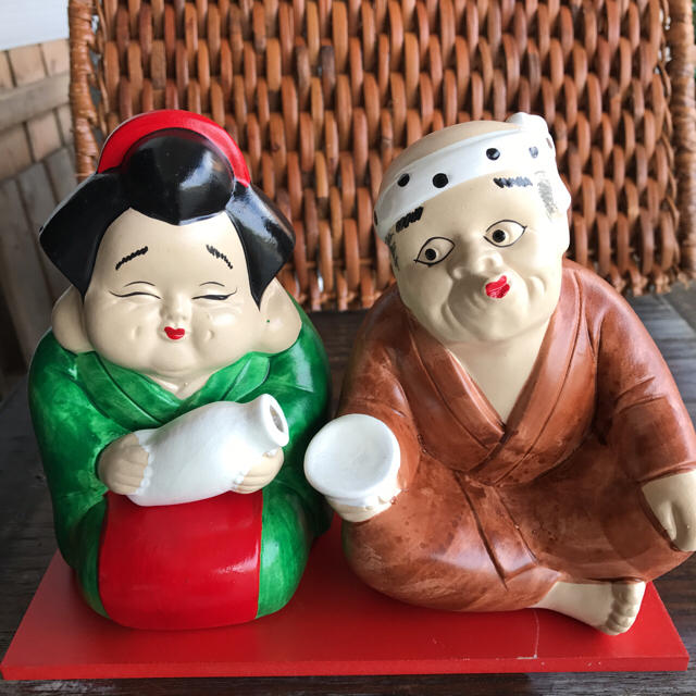 陶器製 おかめひょっとこの通販 by 紫蘇's shop｜ラクマ