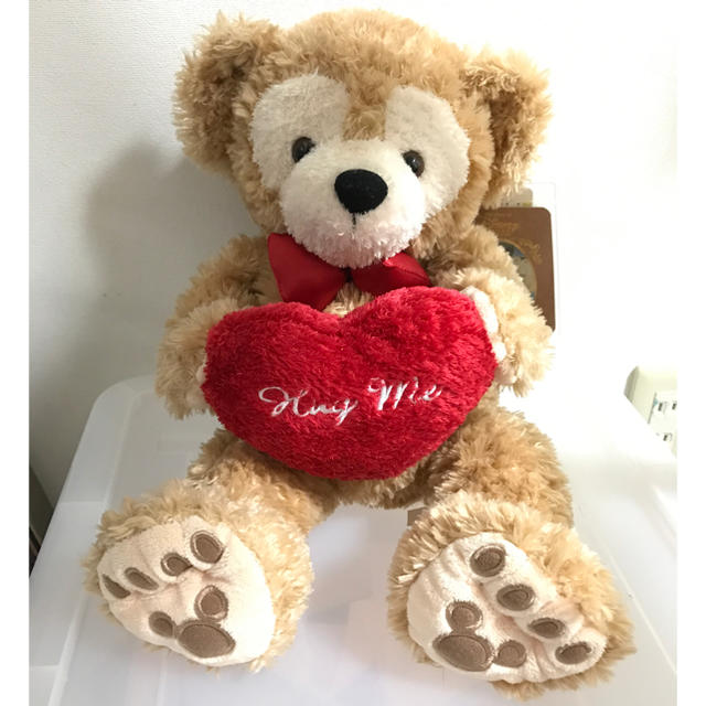 ♡ダッフィー白タグ赤い糸ディズニーベア