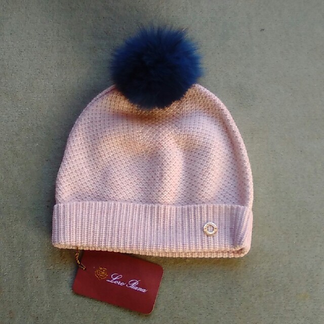 Loro Pianaロロピアーナ カシミア ニット帽 ロロピアーナカシミア100