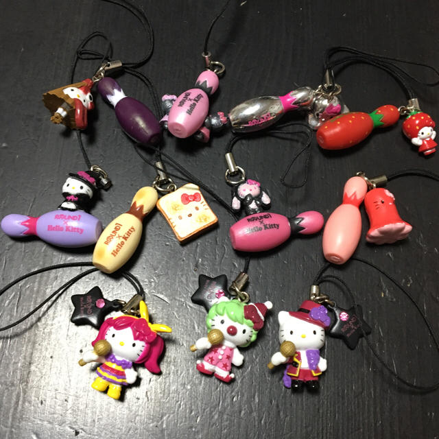 レア ラウンドワン キティ ストラップ まとめ売り 【公式通販】