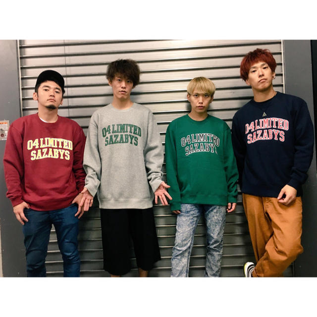 新品☆フォーリミ☆スウェット☆04 Limited Sazabys☆グリーンの通販