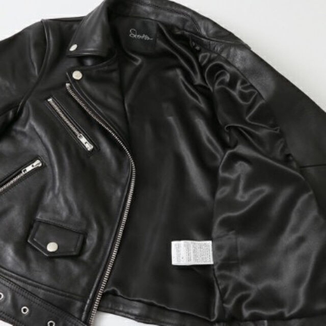 新品アーバンリサーチロッソROSSOラムレザーWライダース