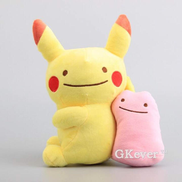 ポケモンセンター限定】ピカチュウにへんしん！メタモン ぬいぐるみ 大