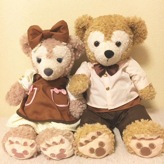 ダッフィー シェリーメイ バレンタイン コスチューム付 ぬいぐるみ