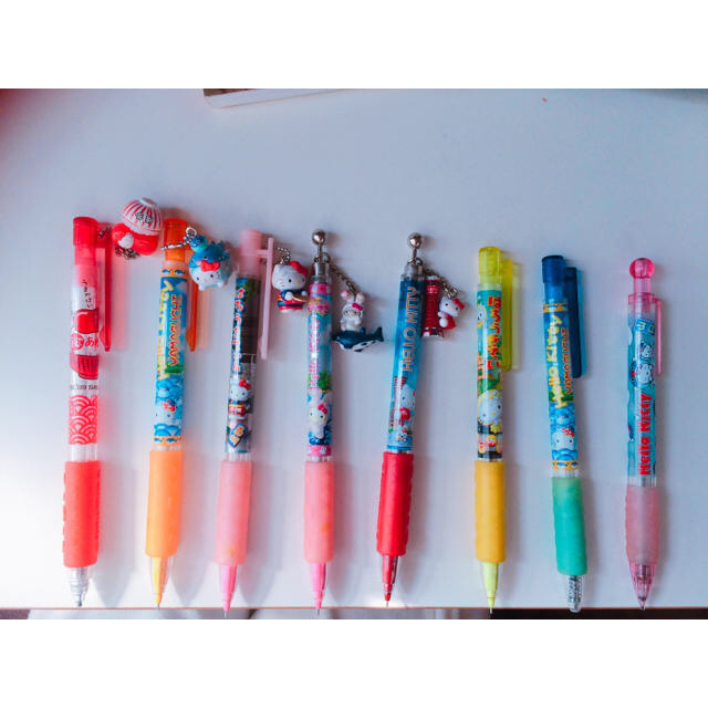 ご当地キティ 地域限定 シャープペン6本・ボールペン9本 合計15本 未