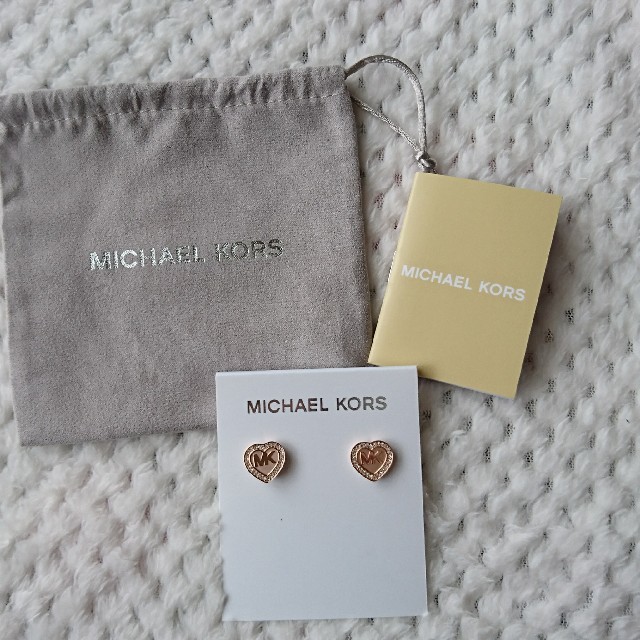 MICHAEL KORS - 新品・未使用 マイケル・コース ピアス ピンクゴールド