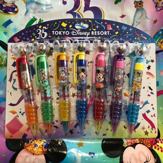 ディズニーランド 35周年 ボールペンセット Disney - 新作