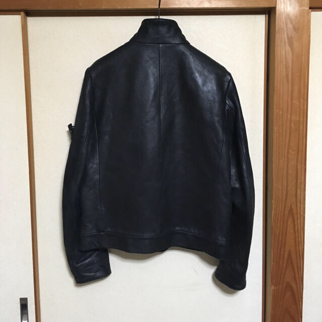 STONE ISLAND - STONE ISLAND ストーンアイランド レザー ライダース